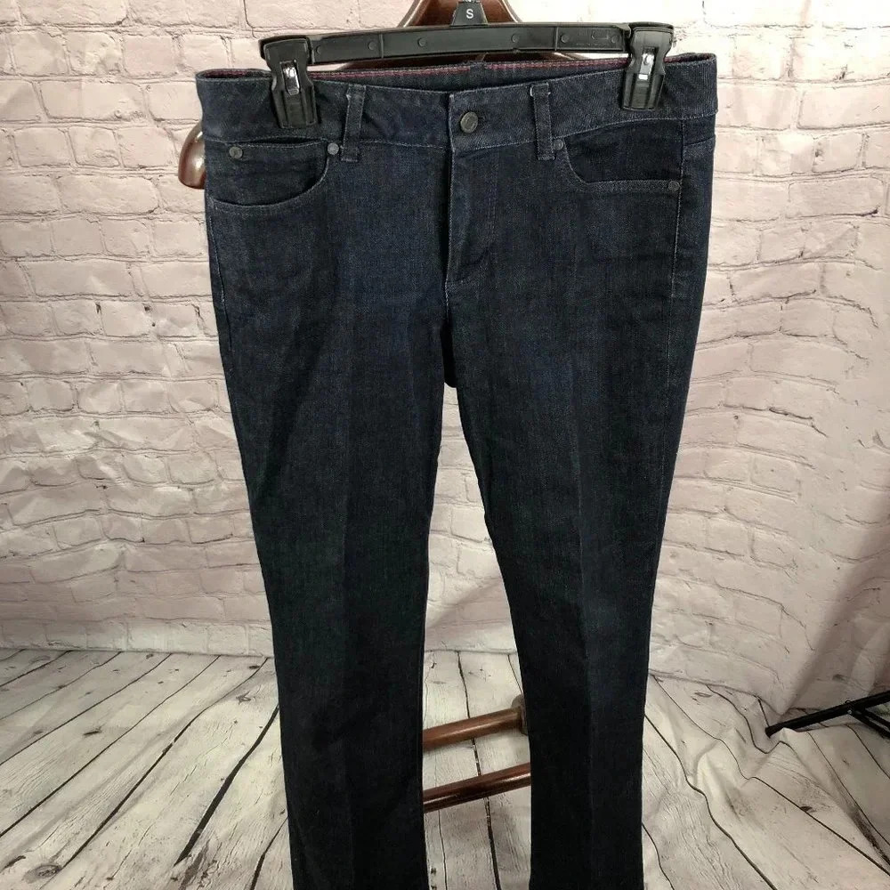 talbots curvey boot jeans size 6 petite preppy western boho business casual